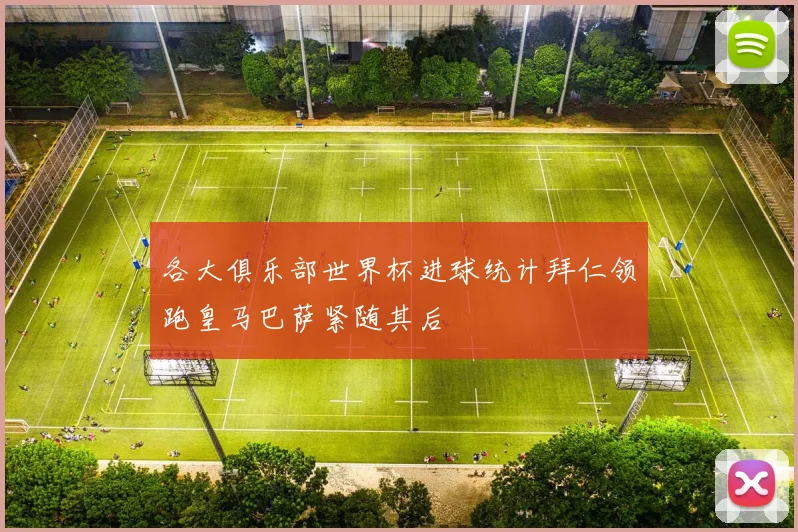 各大俱乐部世界杯进球统计拜仁领跑皇马巴萨紧随其后
