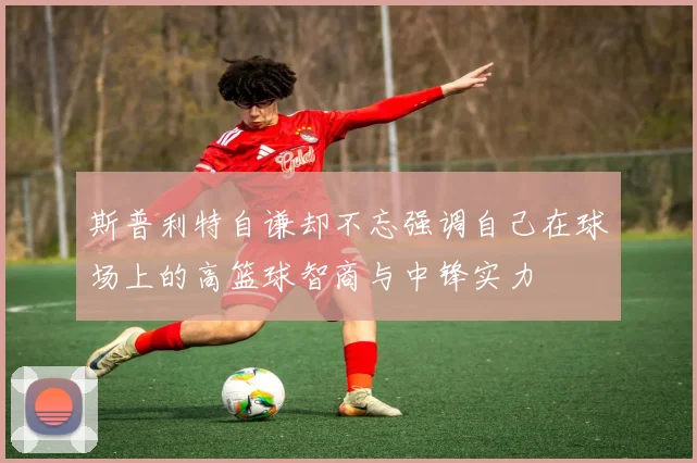 斯普利特自谦却不忘强调自己在球场上的高篮球智商与中锋实力
